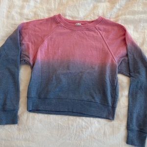 Splendid Pink and Blue Crewneck